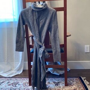 All saints tie sweater dress.